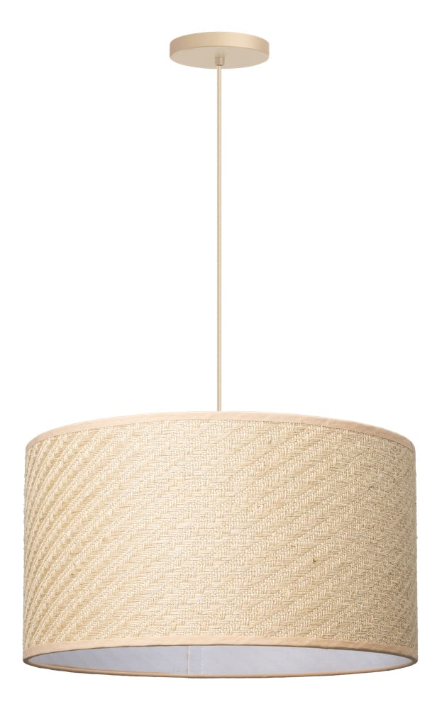 ETH Zizal Hanglamp Dia. 45cm 1 X e27 Incl Creme pendel 3 meter