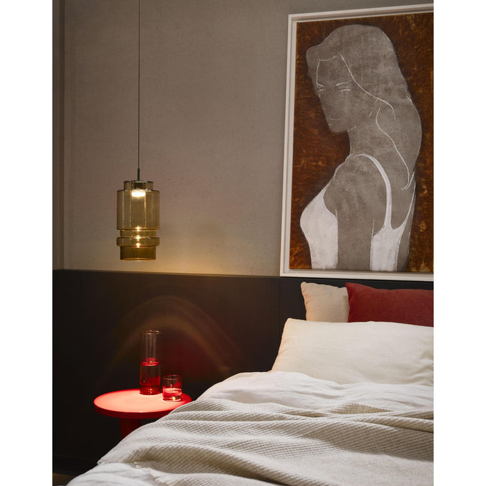 Axle hanglamp LED medium bruin