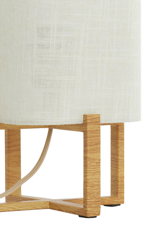 Light & Living - Tafellamp WYN - Ø16.5x39cm - Bruin