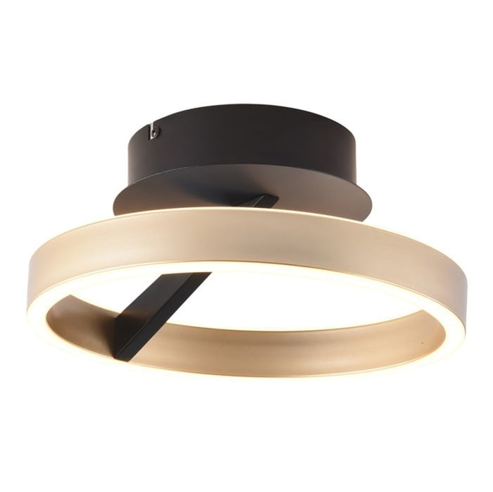 Freelight Plafondlamp Pilota Zwart & Goud 23W incl. 3 Step DimmerØ 30