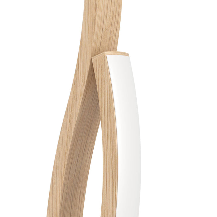 EGLO Grisolia Tafellamp - LED - Kunststof - Wit|Bruin