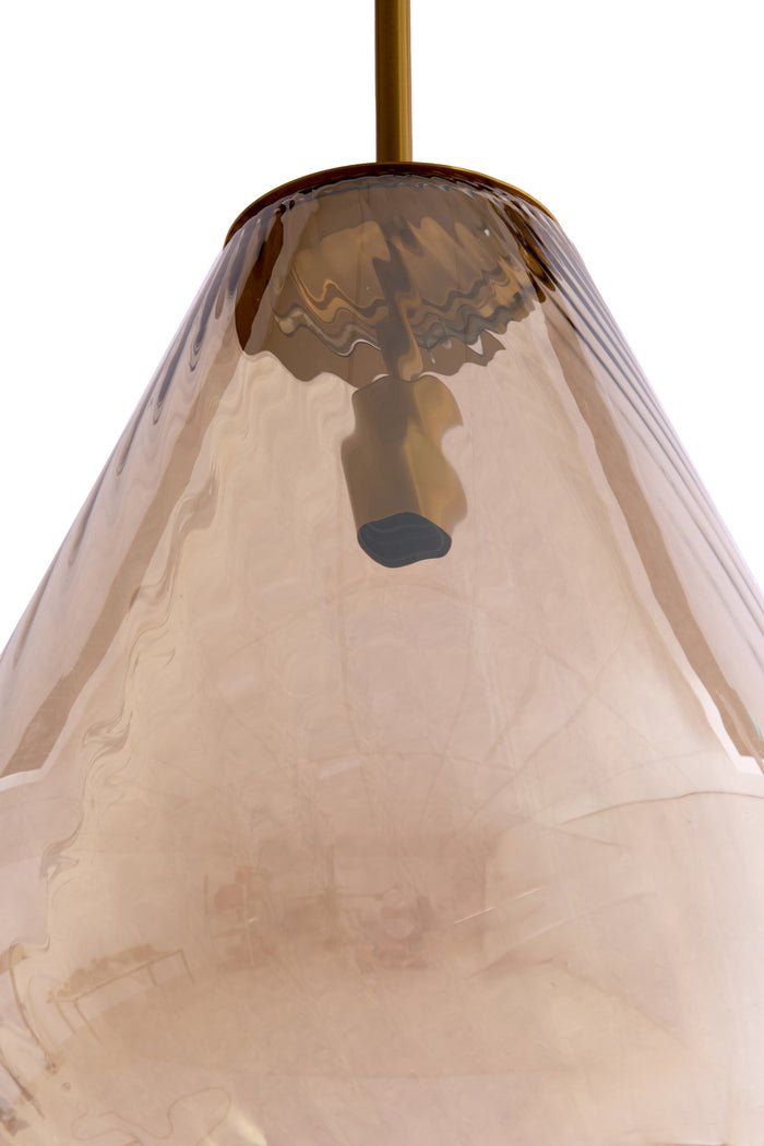 Light & Living - Hanglamp LEONA - Ø25x32 cm - Brons