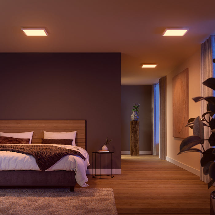 Philips Hue Surimu - paneellamp - wit en gekleurd licht - wit - vierkant