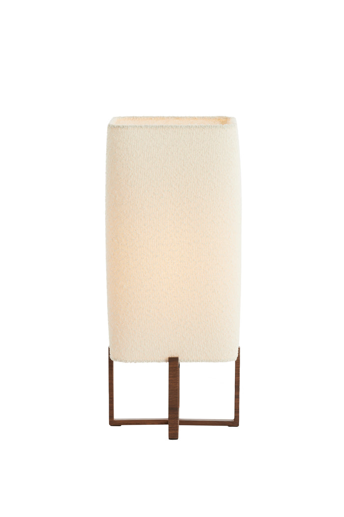 Light & Living - Tafellamp WYN - Ø21.5x50.5cm - Bruin