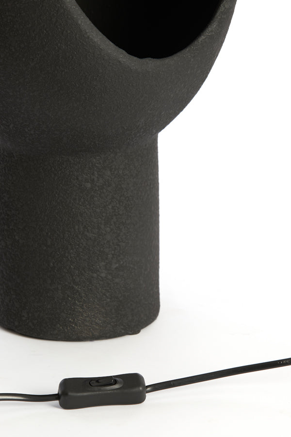 Light & Living - Tafellamp MONK - Ø25x46cm - Zwart