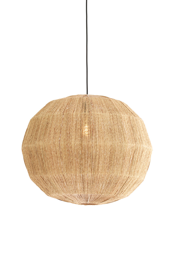 Light & Living - Hanglamp JUNNA - Ø60x60 cm - Bruin