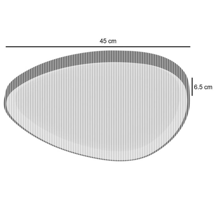 Freelight Plafondlamp Organico Zwart 40W Ø 45cm Dimbaar
