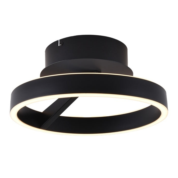 Freelight Plafondlamp Pilota Zwart 23W incl. 3 Step DimmerØ 30 cm