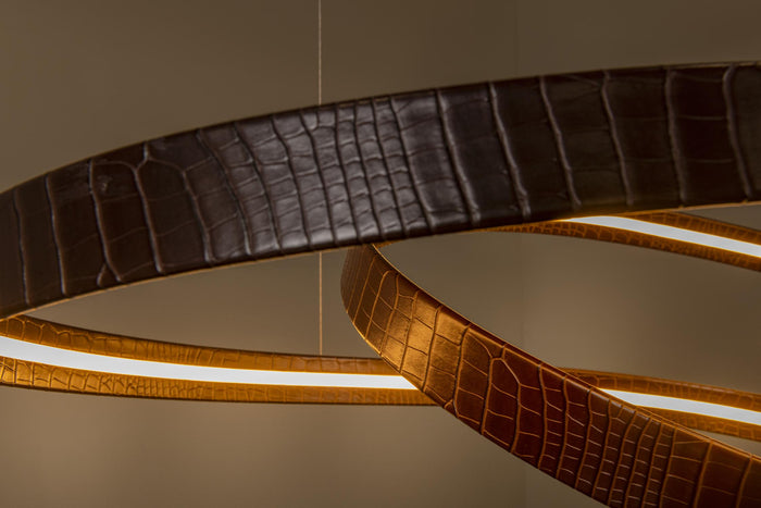 Lucide Premium SLALOM Hanglamp - Koffie