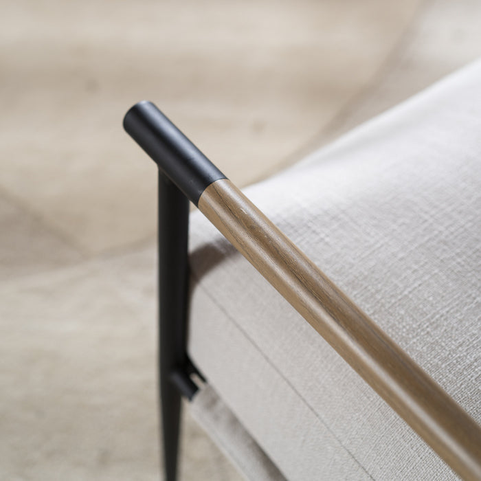 Bronx71 Fauteuil Jade linnen off white