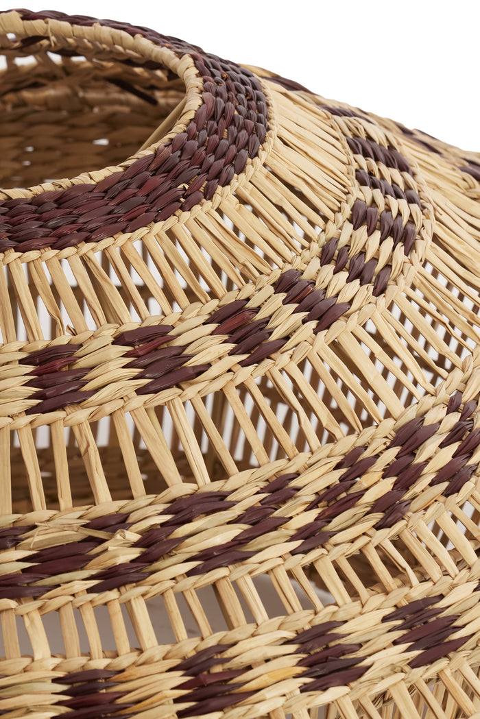 Light & Living - Hanglamp OWANA - Ø64x26 cm - Bruin