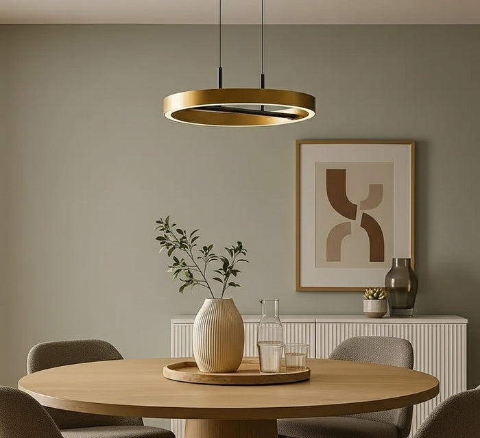 Freelight Hanglamp Livello Goud Led 32 Watt Ø 40cm