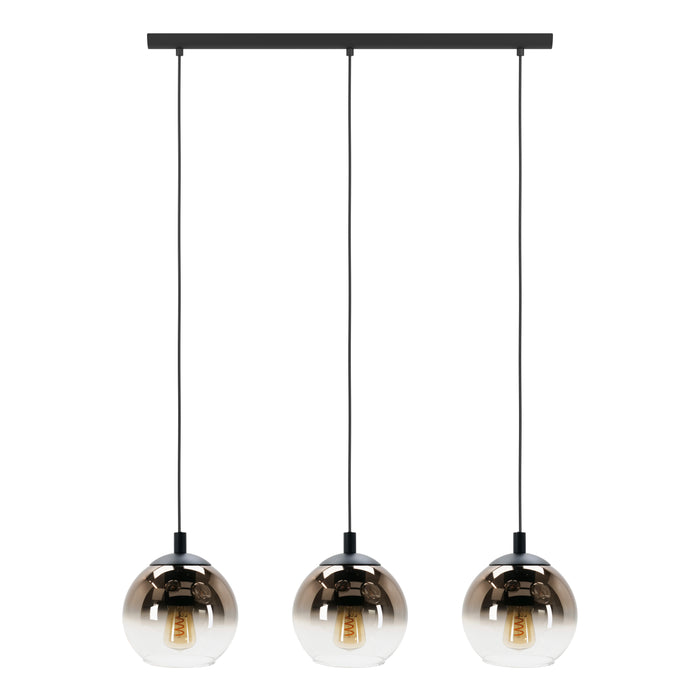 EGLO Ariscani 1 Hanglamp - E27 - 76,5 cm - Koperglas - Zwart