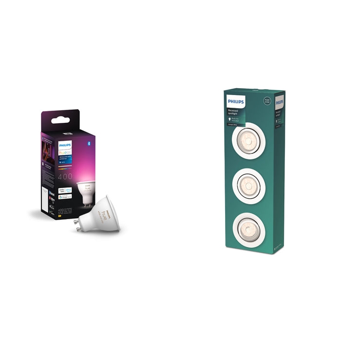 Philips Donegal Inbouwspots - Incl. Philips Hue White & Color Ambiance
