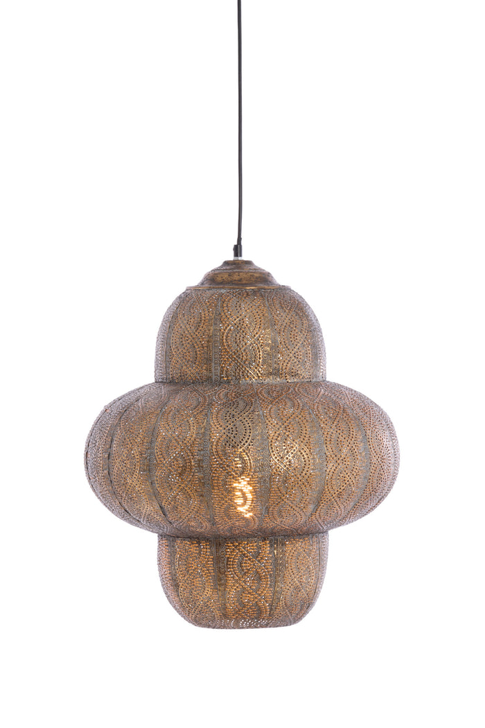 Light & Living - Hanglamp RYOTA - Ø42x50.5 cm - Bruin