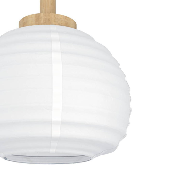EGLO Summerhill Hanglamp - E27 - Hout & Papier - Wit