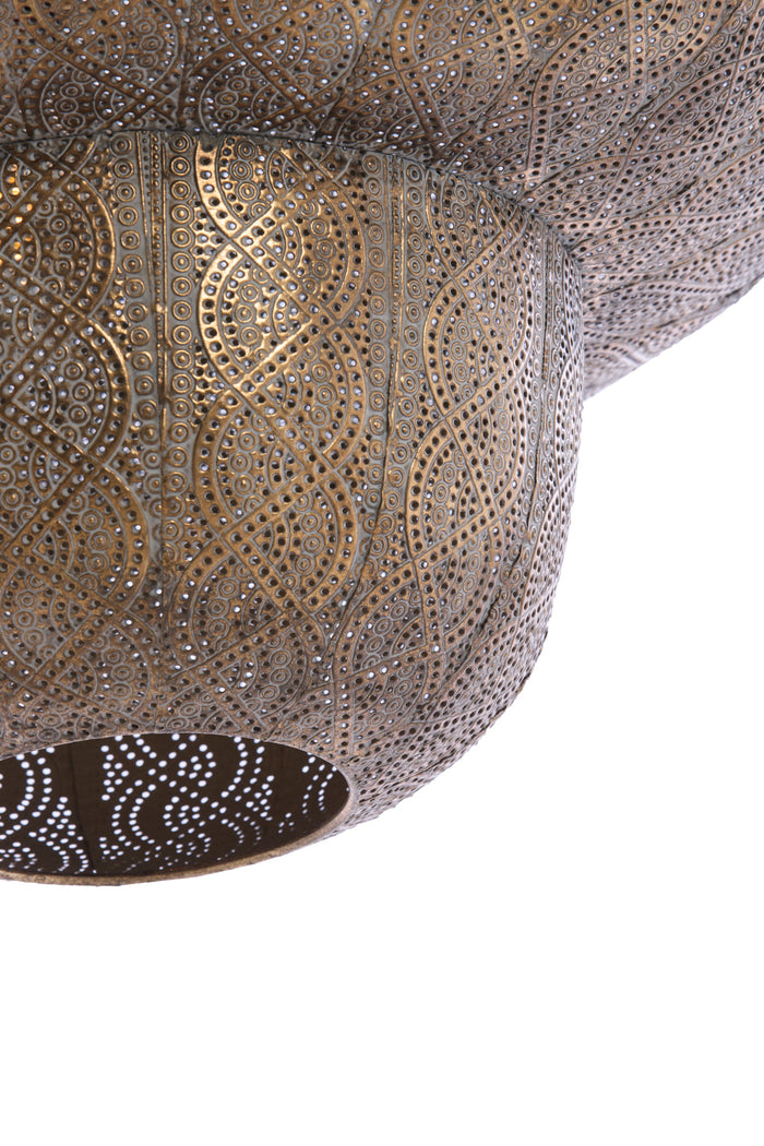 Light & Living - Hanglamp RYOTA - Ø53x63.5 cm - Bruin