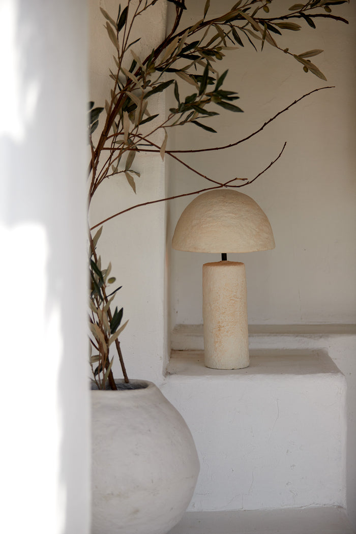 Light & Living - Tafellamp QAZU - Ø30x48cm - Bruin