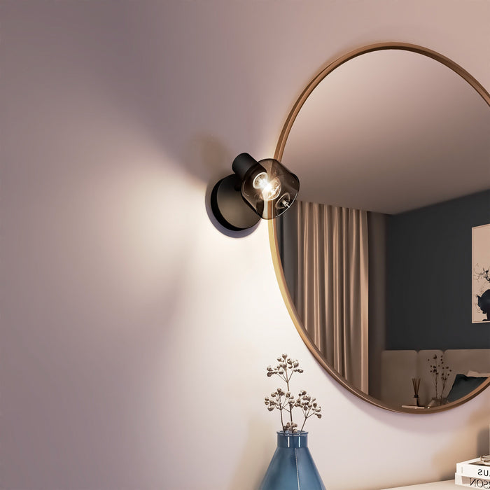 Philips Sleet Spot - Wandspot - Met gerookt glas - Kleine fitting E14