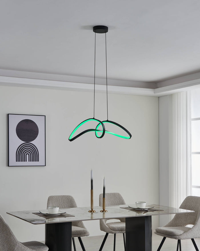 EGLO connect Calarossa-Z Hanglamp - RGB - Aluminium|Kunststof - Zwart