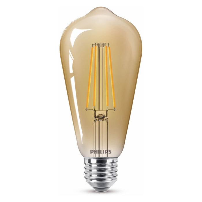 Philips LED Edison Goud - 48 W - E27 - Extra warmwit licht