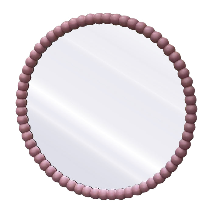 by fonQ Pompom Spiegel Ø 71 cm - Rosé