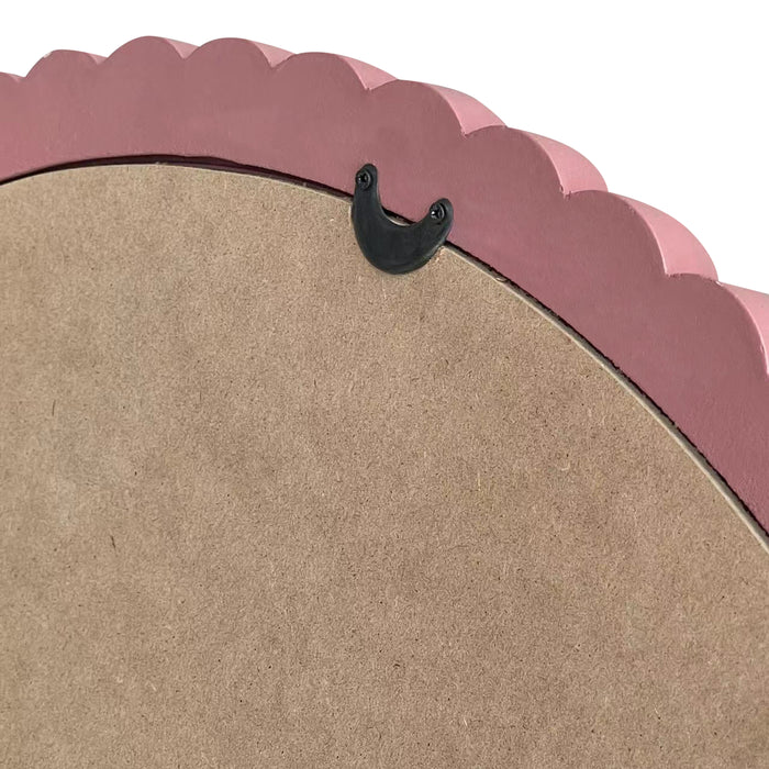 by fonQ Pompom Spiegel Ø 71 cm - Rosé