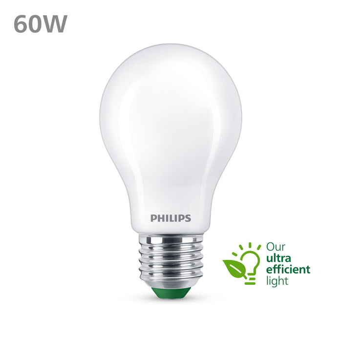 Philips Ultra Efficient LED lamp Mat - 60 W - E27 - Warmwit licht