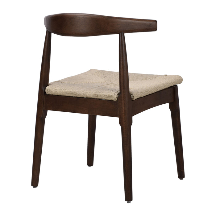 by fonQ Ollo Eetkamerstoel - Walnoot - Rope