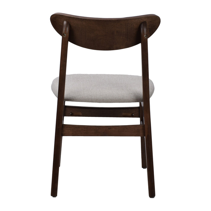 by fonQ Meyra Eetkamerstoel - Walnoot - Greige