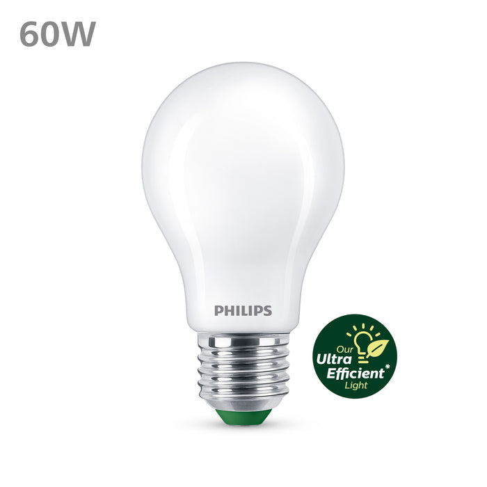 Philips Ultra Efficient LED lamp Mat - 60 W - E27 - Koelwit licht