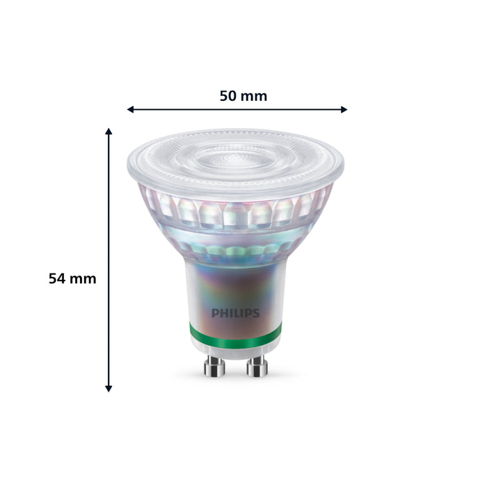 Philips Ultra Efficient LED spot - 50W - GU10 fitting - Helderwit licht - Dimbaar