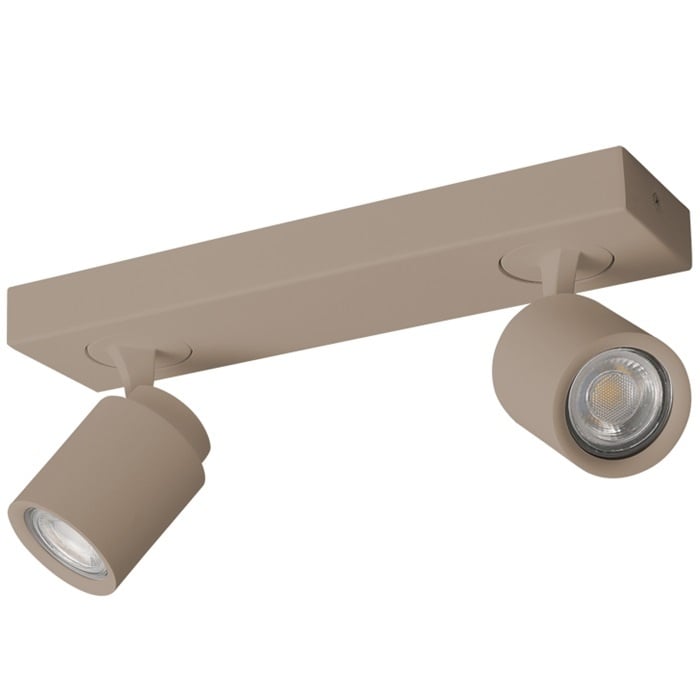 Freelight Spot Razza Crème 2 lichts Balk GU10 excl. Lichtbron