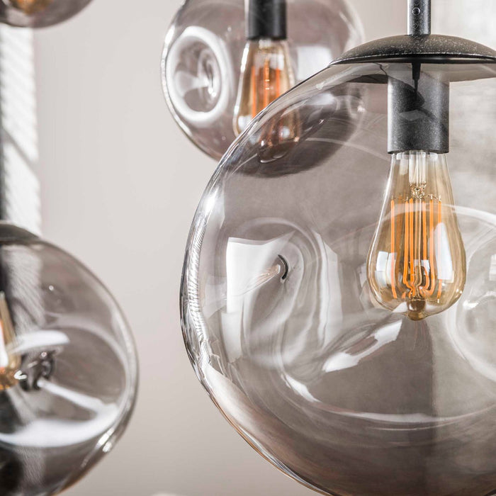 AnLi Style Hanglamp Stellar Black 6L