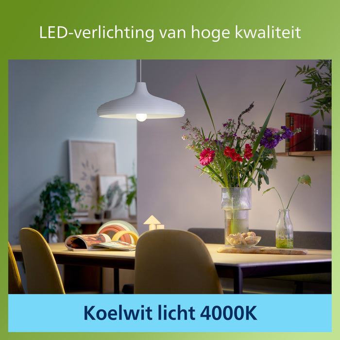 Philips Ultra Efficient LED lamp Transparant - 75 W - E27 - Koelwit licht