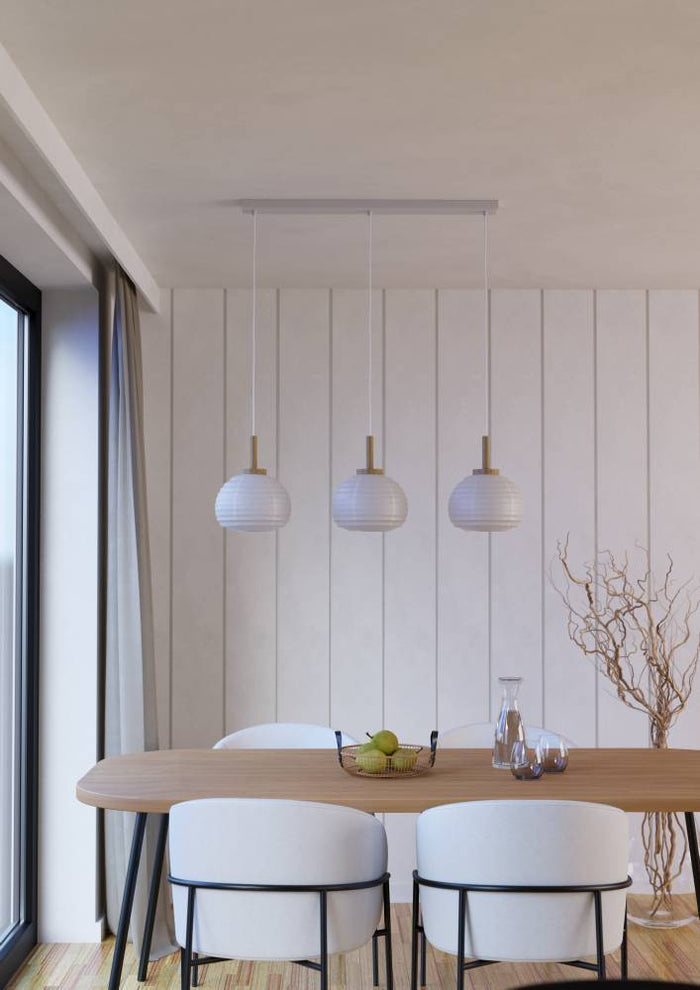 EGLO Summerhill Hanglamp - E27 - Hout & Papier - Wit