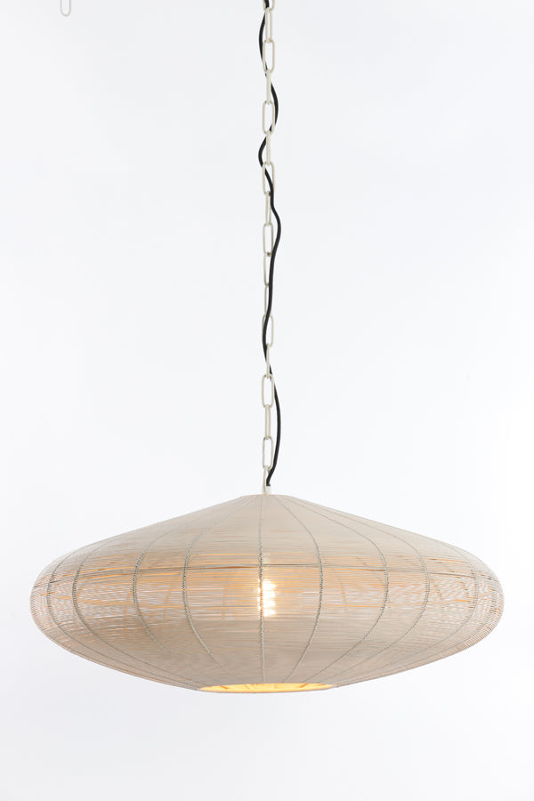 Light & Living - Hanglamp BAHOTO - Ø60x23cm - Wit