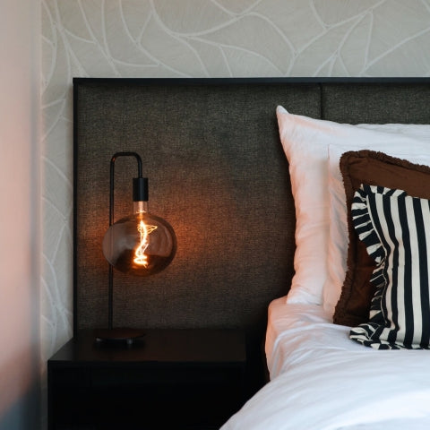 Calex Lichtbron E27 Pebble - Antraciet|Grijs - Glas