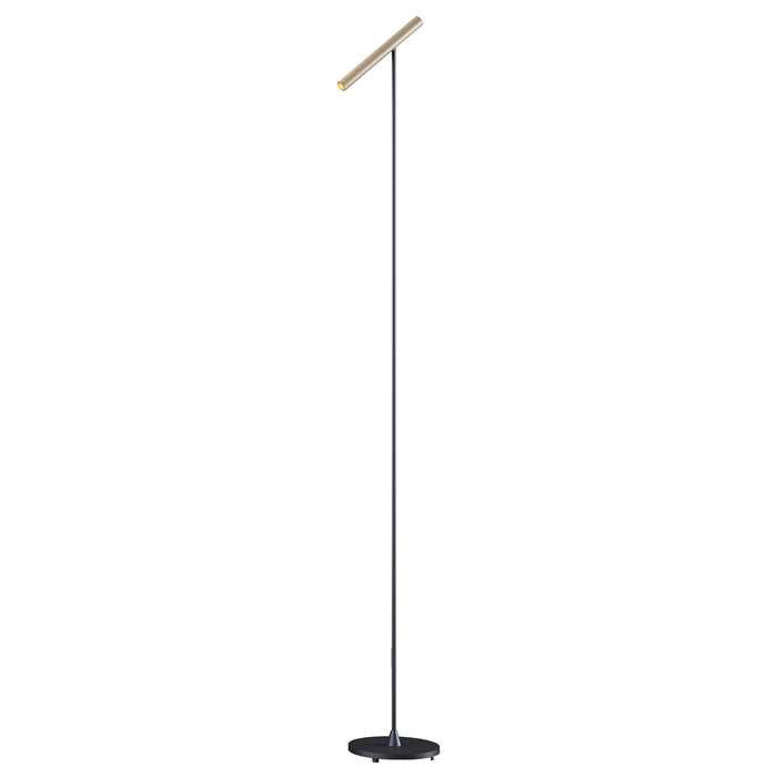 Artdelight Vloerlamp Kansas H 140 cm touch dimmer zwart champagne