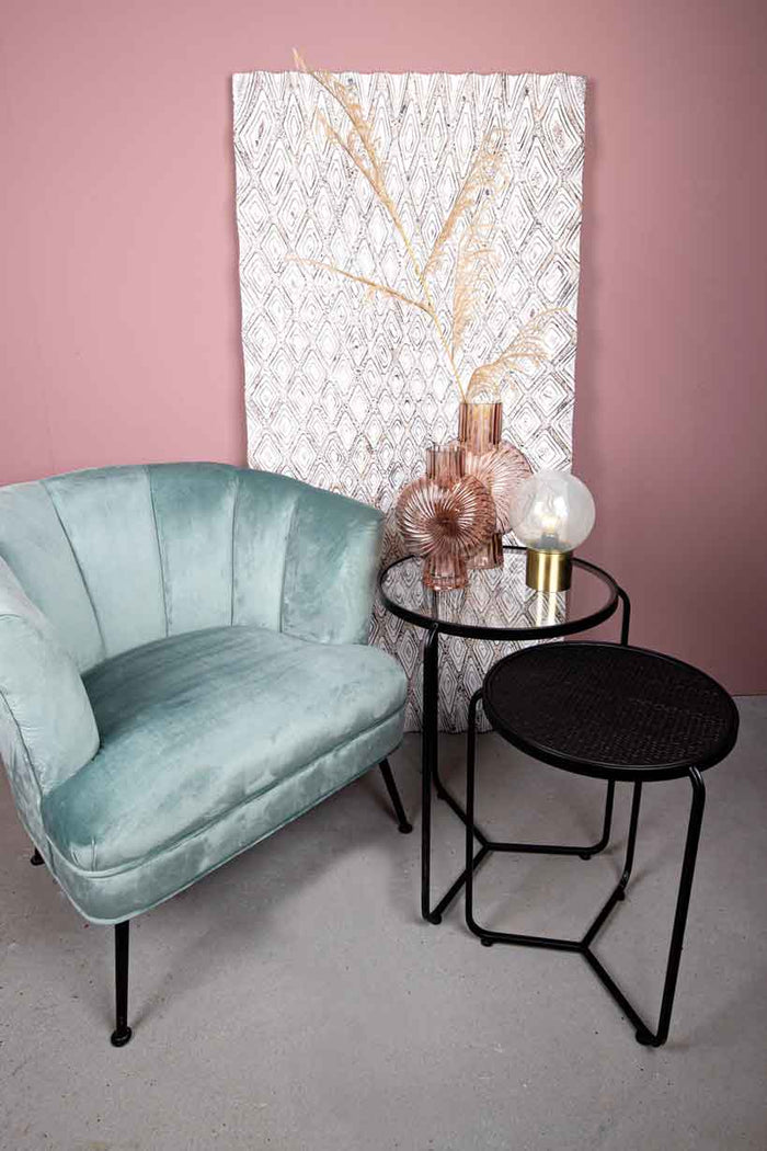 PTMD Bodin Tafellamp Bal LED - H21 x Ø15 cm - Glas - Wit