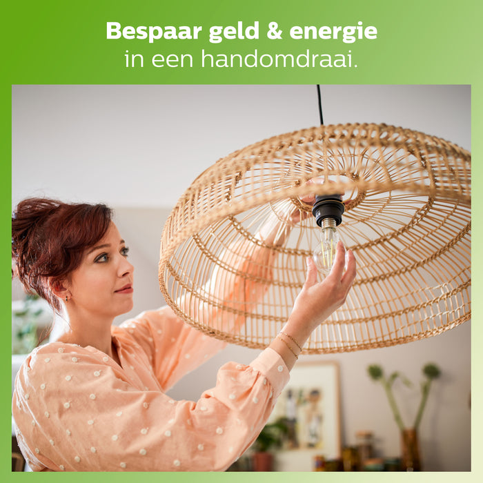 Philips LED Globe Goud - 35 W - E27 - Extra warmwit licht