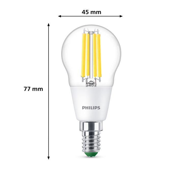 Philips Ultra Efficient LED kogellamp Mat - 40 W - E14 - Koelwit licht