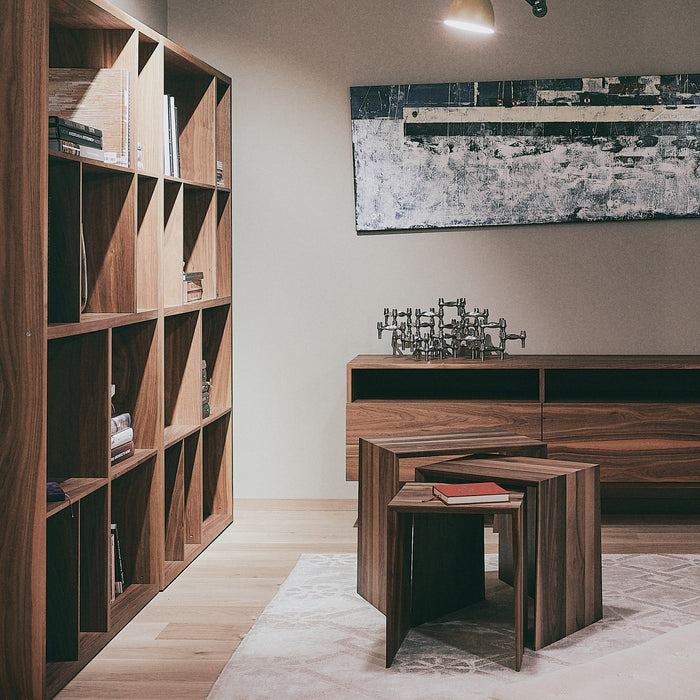 MINT Furniture KAST M, 112 x 30 x 179 cm, walnoot