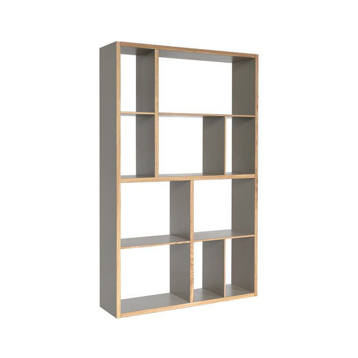 MINT Furniture KAST M, 112 x 30 x 179 cm, eiken, grijs laminaat