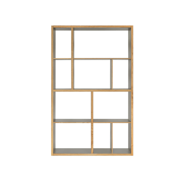 MINT Furniture KAST M, 112 x 30 x 179 cm, eiken, grijs laminaat