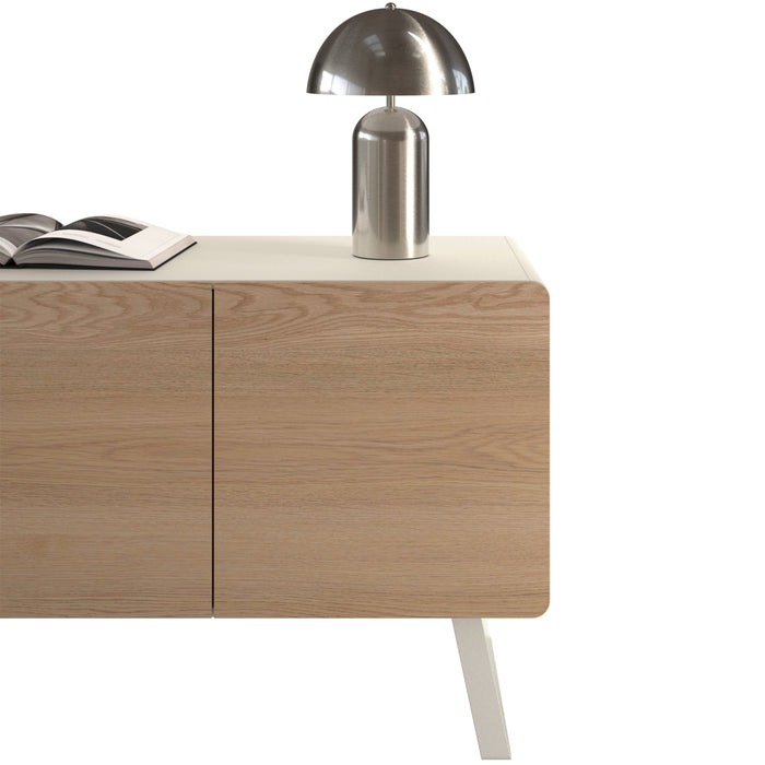 tectake® Kleine retro-tafellamp Altea, paddenstoeldesign, 40W