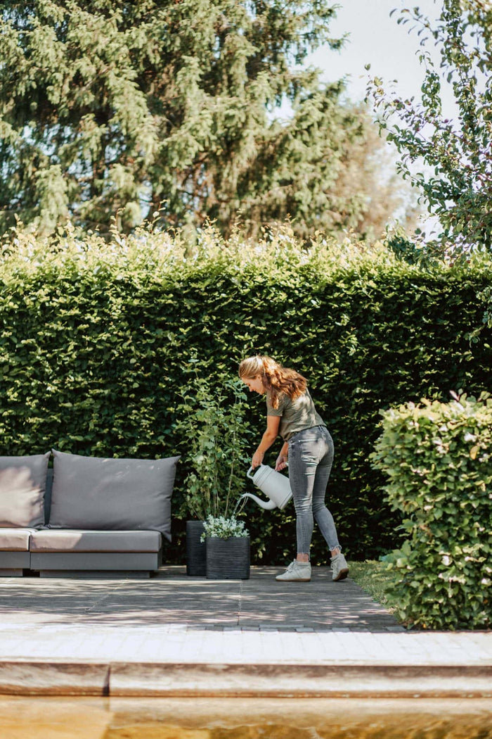 Capi Europe - Pot vierkant Rib NL - 50x50 - Beige