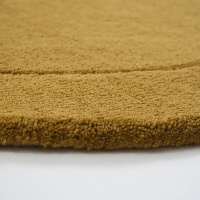 by fonQ Pebble Vloerkleed Ø 200 cm - Olive