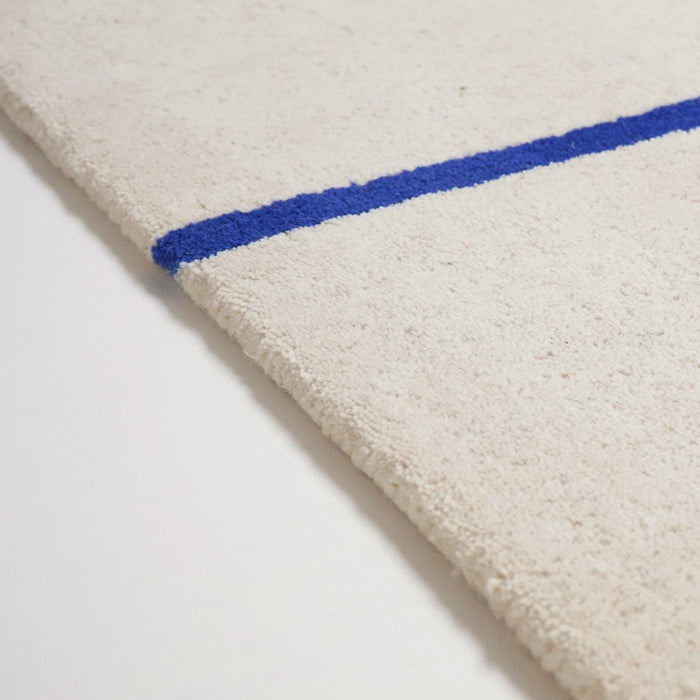 by fonQ Line Vloerkleed 200 x 300 cm - Blauw