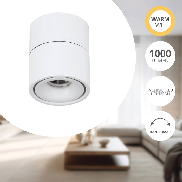 EGLO Bohoyo Spotje - LED - Aluminium|Kunststof - Wit